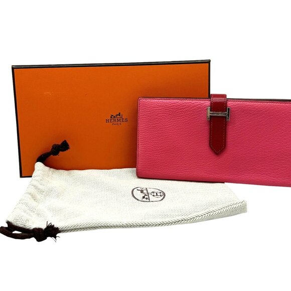 HERMES Red Wallet - Picture 1 of 14